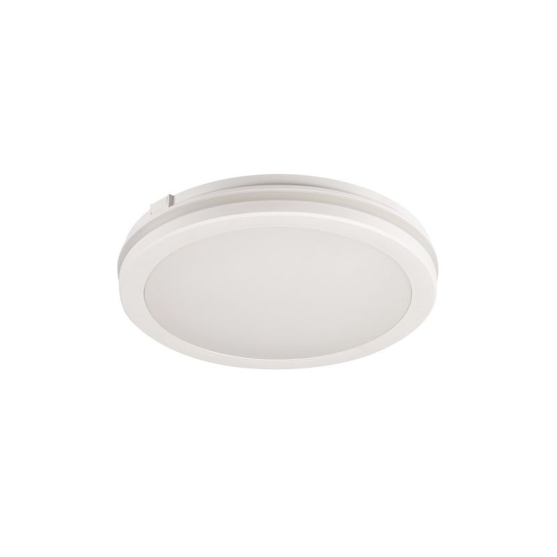 Lampa sufitowa zewnętrzna Kanlux Beno Eco biała LED 20W 3000K-6500K 2000lm IP65 wym: 5,5 x 20 x 20 cm - 1 szt.