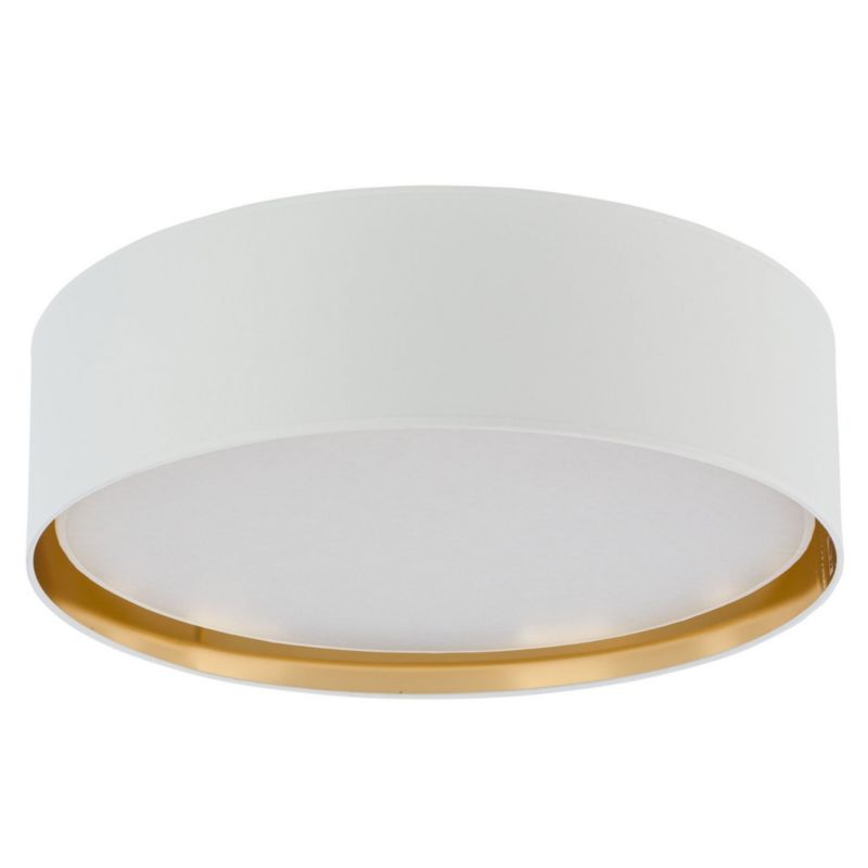 Plafon TK-Lighting Bilbao biało-złoty 4 x E27 x 15W IP20 wym: 17 x 60 x 60 cm - 1 szt.