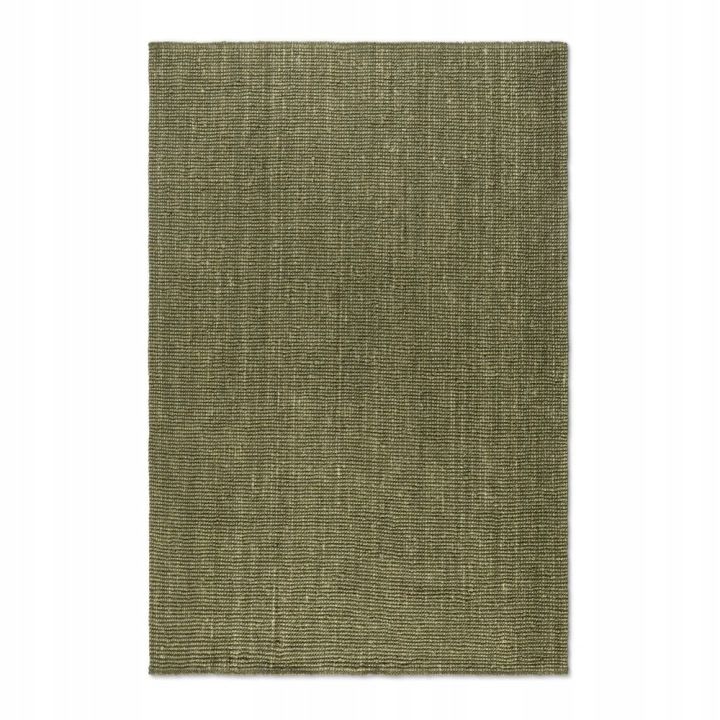 Dywan 190x280 naturalny zielony, khaki, jutowy marki Hanse Home do salonu, 1 szt.
