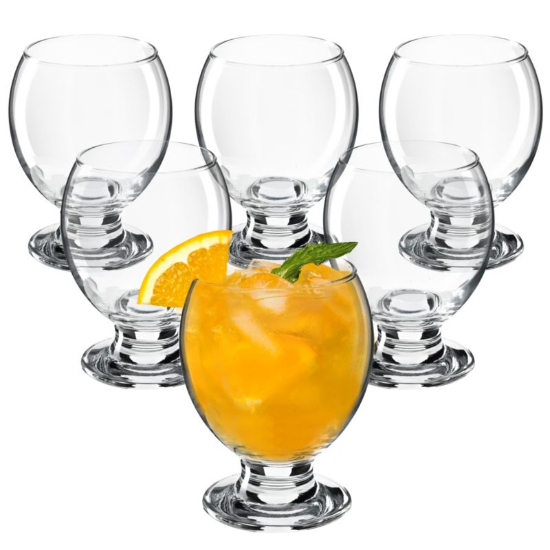 Szklanki KADAX Szklanka Do Napojów Deserów Pucharki 280ml Zestaw Szklanek 6szt