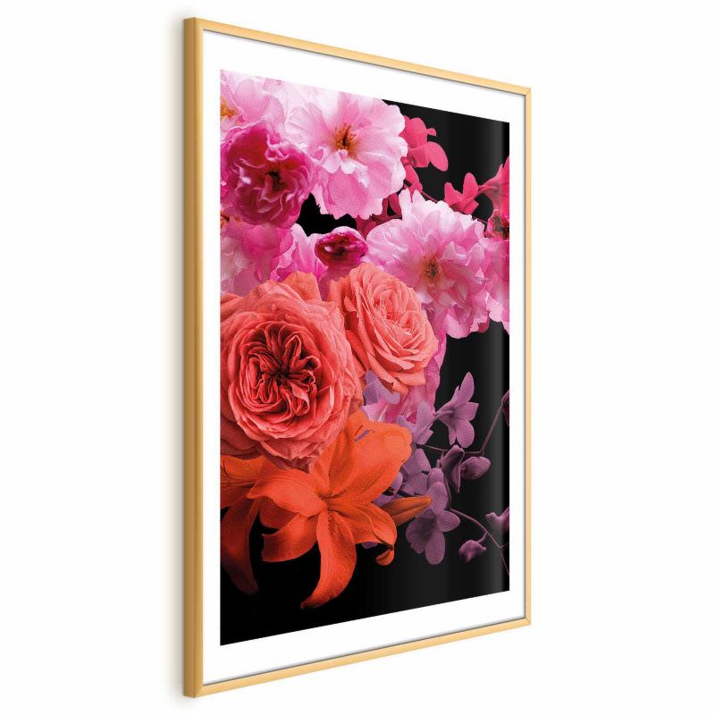 Plakat Artgeist Wiosenna bryza 21x30 cm z ramą złotą z marginesem 1 szt