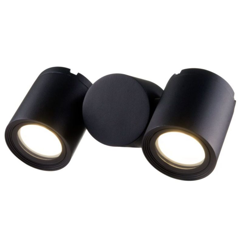 Kinkiet ścienny zewnętrzny Maytoni Wall Street czarny 2 x GU10 x 50W IP54 wym: 6,7 x 20,5 x 6,5 cm - 1 szt.