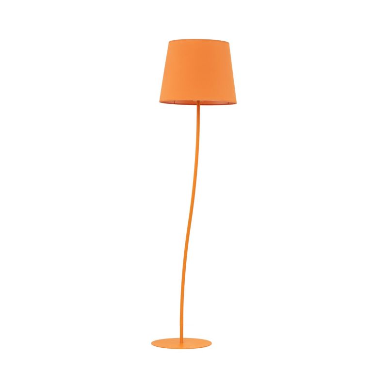 Lampa podłogowa TK Lighting Nicola pomarańczowa ekstrawagancka odważna nietuzinkowa -1szt.