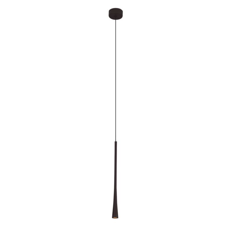 Lampa wisząca Maxlight Coffee 6125 czarna minimalistyczna wbudowany LED 7W 1 szt.