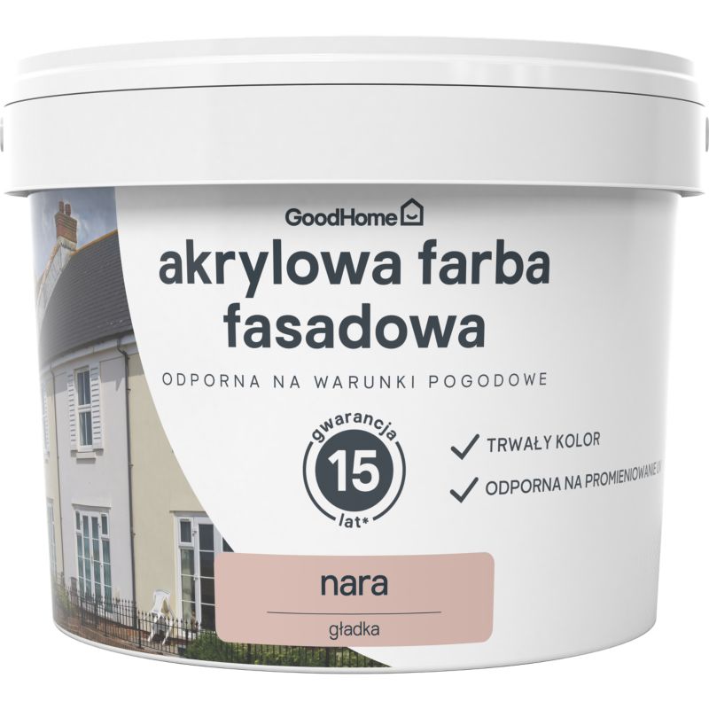 Farba elewacyjna GoodHome akrylowa nara 10 l