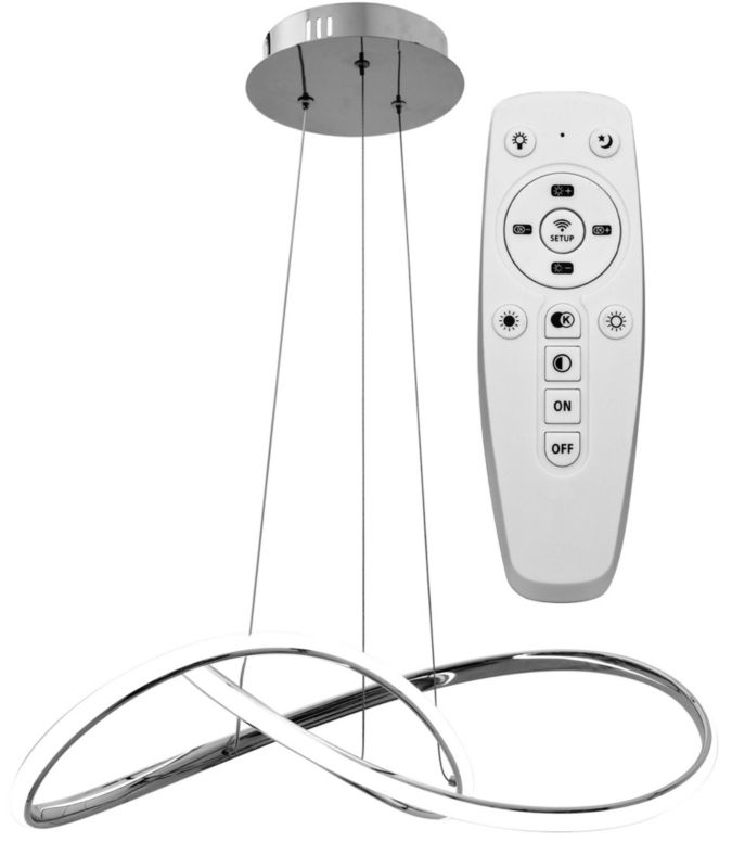 Lampa Sufitowa Wisząca Toolight App393-Cp Chrom