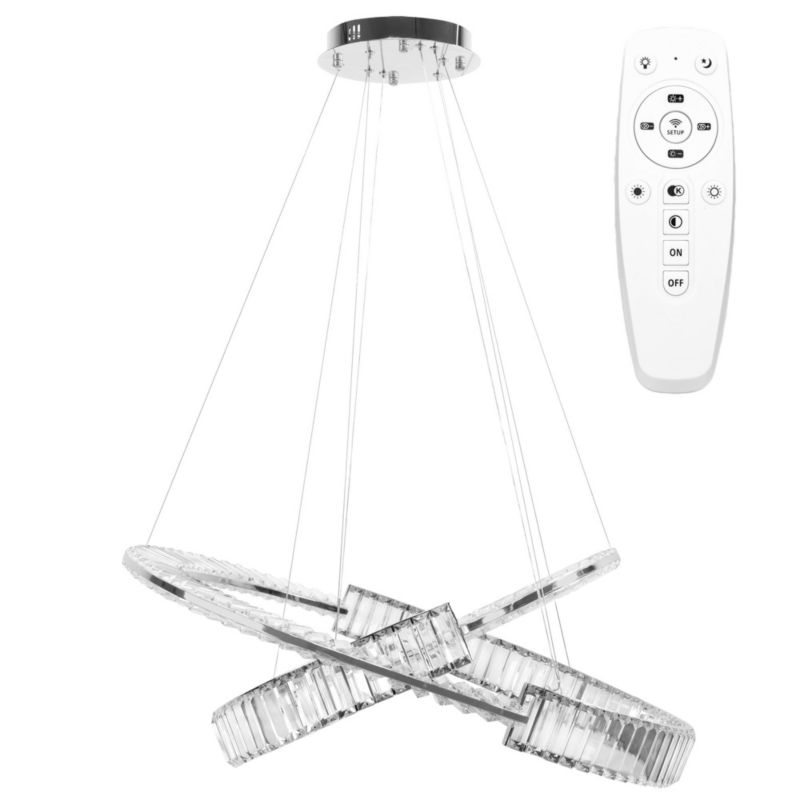 Lampa Sufitowa Wisząca Toolight Led App1525-Cp60/80 Chrom