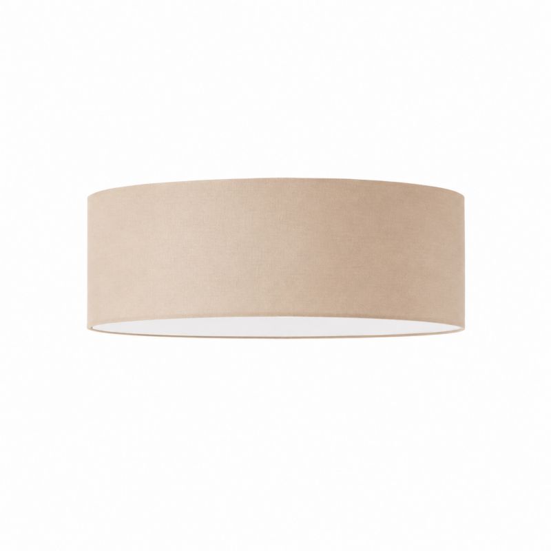 Lampa wisząca Volta Light Factory żyrandol plafon z abażurem walec Beżowy JAZZ 50cm 1szt.