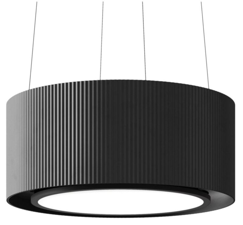 Okap wyspowy CIARKO DESING Mono Light Black 80 1szt.