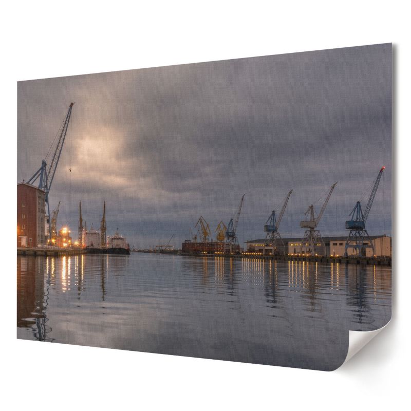Plakat canvas Wallfluent Format A3 Industrialny pejzaż Artysta MM 1 szt.