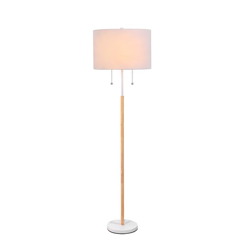Lampa podłogowa Light Prestige Fogo biała 2 x E27 1 szt.