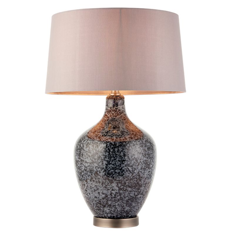 Lampa stołowa Endon ILSA szaro-czarna 1xE27x20W IP20 wym:59x40x40cm - 1 szt.