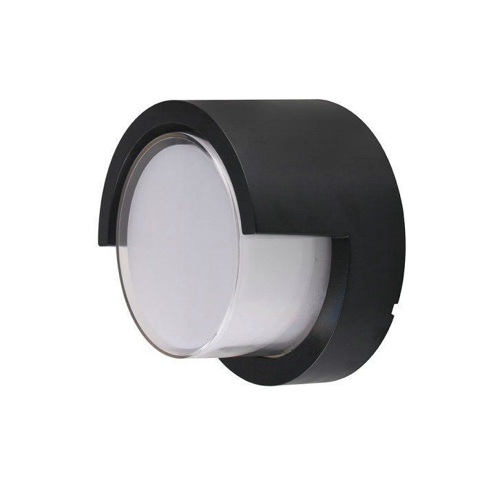 Kinkiet ścienny zewnętrzny V-TAC czarny LED 7W 3000K 610lm IP65 wym: 13,3 x 13,3 x 6,7 cm tworzywo sztuczne - 1 szt.