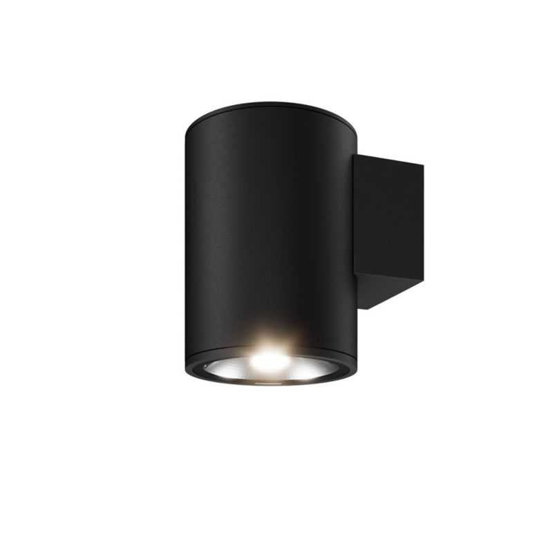 Kinkiet ścienny zewnętrzny Maytoni Shim grafitowo-czarny LED 5W 3000K 350lm IP65 wym: 12 x 11,7 x 9 cm metal - 1 szt.