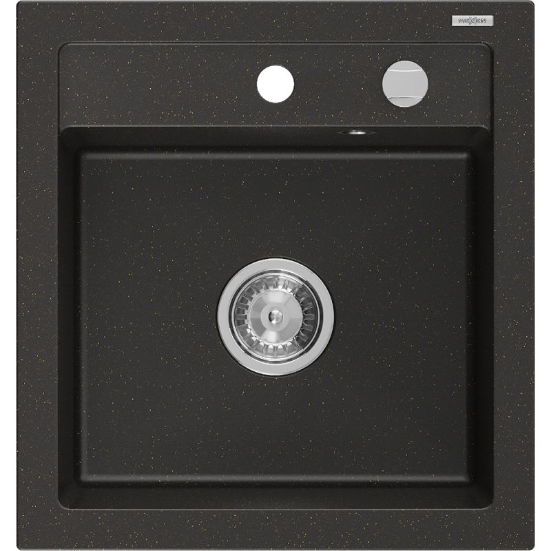Zlewozmywak wpuszczany Mexen Vito 1-komorowy szary 520 x 490 mm - 6503521000-71 1 szt.