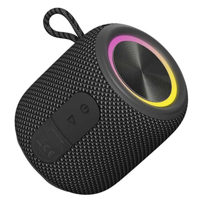 Głośnik Bezprzewodowy Sencor Sirius 2 Bluetooth 5.0 Wodoodporny IPX7 Black Micro 1200 Mah 1szt