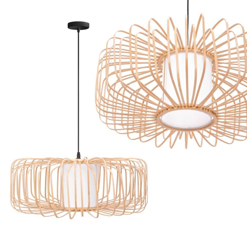 Lampa Sufitowa Wisząca Toolight App1376-1Cp Boho Beżowy