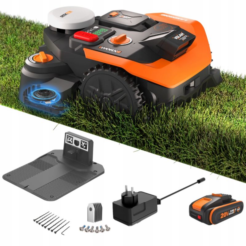 Robot koszący Worx Vision Cloud RTK V-SLAM do 1800 m2 1 szt.