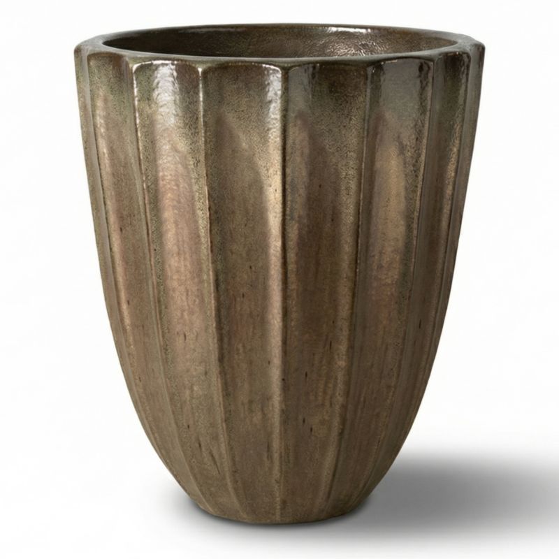 Doniczka ceramiczna Provencelia HUGO szkliwiona mrozoodporna 36 x 50 cm Piaskowy 1szt