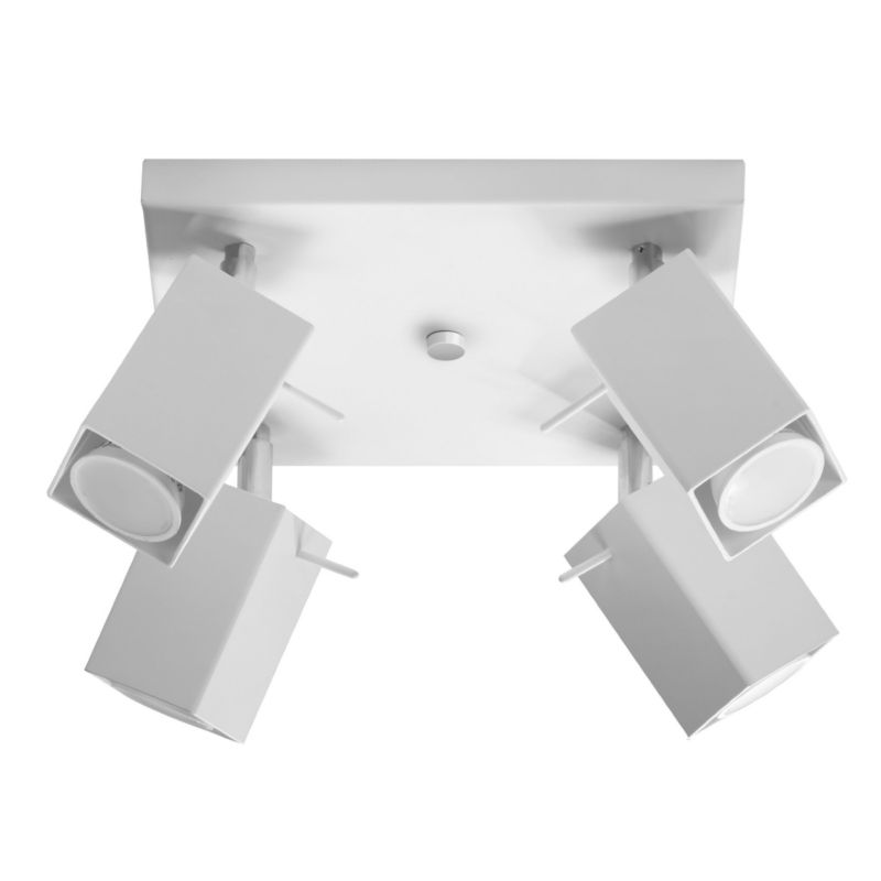 Lampa sufitowa Pure Lume BRAVEA biała chromowana 4xGU10x40W IP20 wym:15x25x25cm - 1 szt.