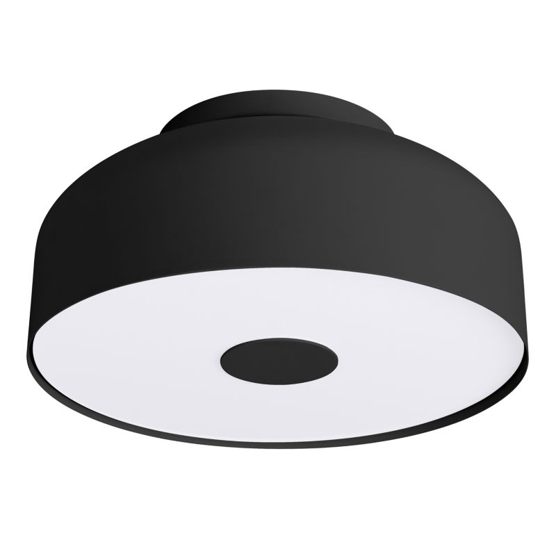 Plafon Sollux Lighting OMIQ okrągły 30 cm czarno-biały 4xE27x20W IP20 - 1 szt.