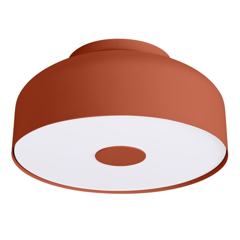 Plafon Sollux Lighting OMIQ okrągły 30 cm ochra czerwono-biały 4xE27x20W IP20 - 1 szt.