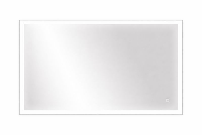 Lustro podświetlane Cordia Plus Classic Line LED w czarnej ramie 65x100cm z włącznikiem dotykowym i matą grzewczą 1szt.