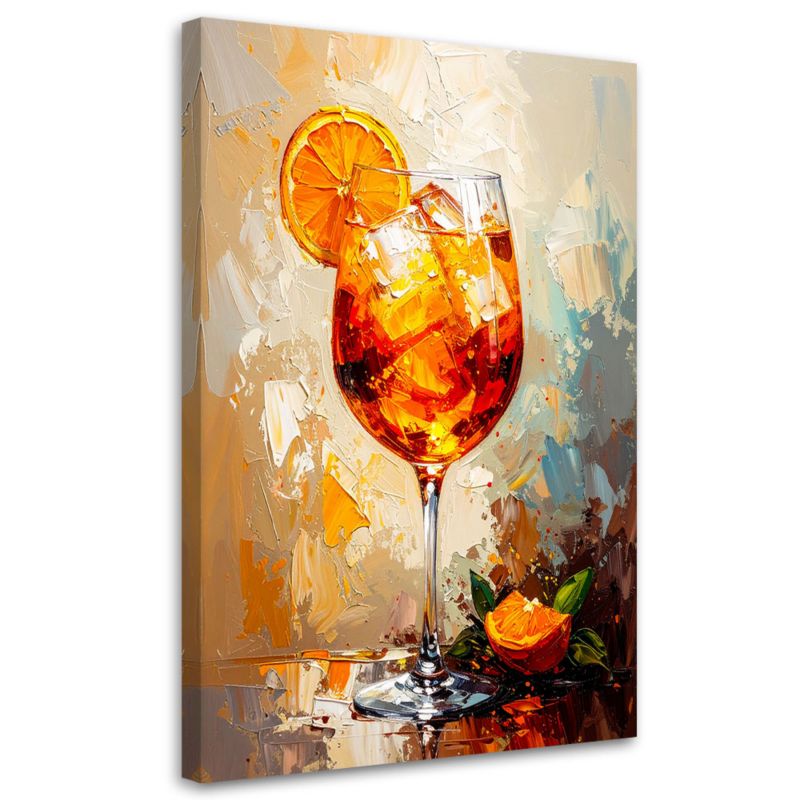 Obraz do kuchni baru jadalni Feeby Aperol Koktajl Owoce 80x120cm 1szt