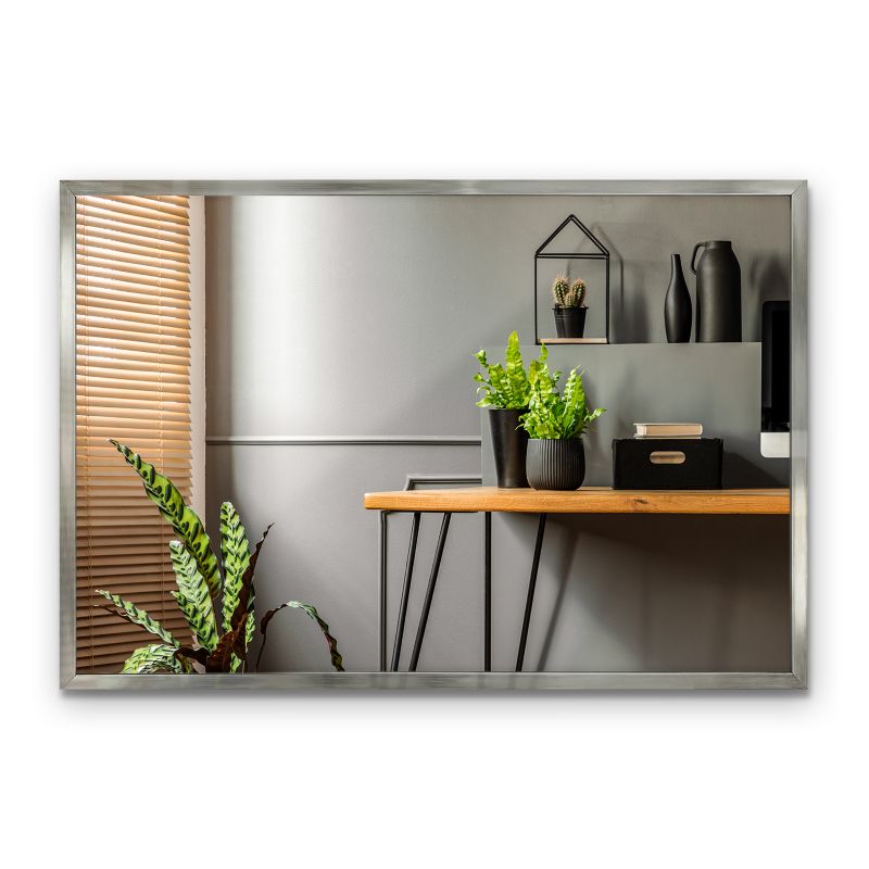 Lustro w ramie Tulup 60 x 40 cm Srebrna rama 1 szt.