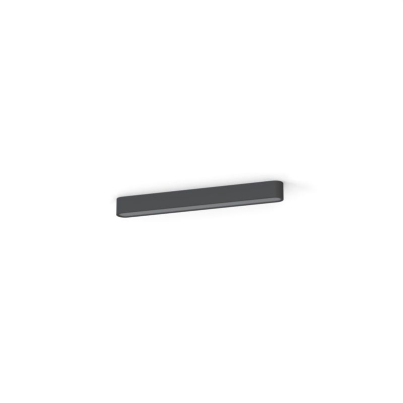Plafon Nowodvorski Lighting Soft grafitowo-biały 1 x T8/G13 x 11W IP20 wym: 6 x 6 x 63 cm - 1 szt.