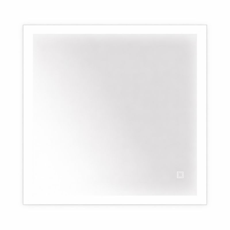 Lustro podświetlane Cordia Plus Classic Line LED w srebrnej ramie 65x60cm z włącznikiem dotykowym i matą grzewczą 1szt.