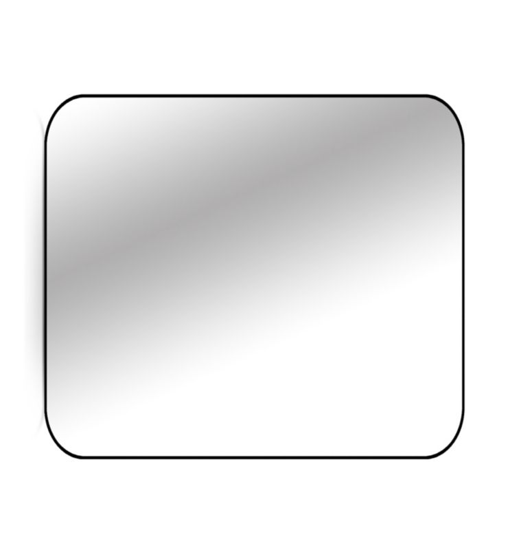 Lustro prostokątne Cordia Plus Tender Line w czarnej ramie 80x60cm 1 szt.