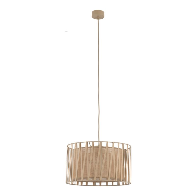 Lampa Wisząca Tk Lighting Harmony Sabia Juta beżowa 1Xe27 - 1szt.