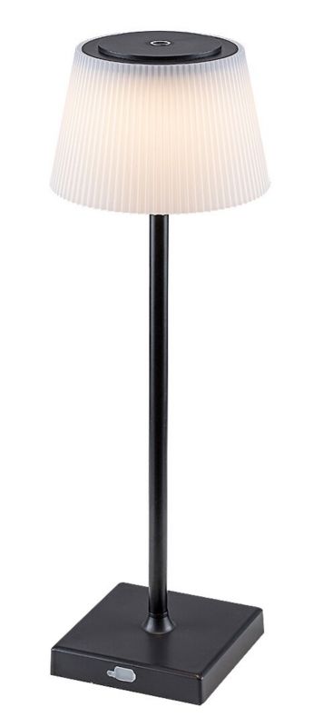 Lampa stołowa Rabalux Taena biało-czarna LED 4W 3000-5000K 200lm akumulator IP44 wym: 38 x 13 x 13 cm metal - 1 szt.