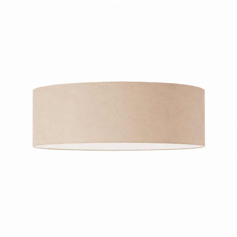 Lampa wisząca Volta Light Factory żyrandol plafon z abażurem walec Beżowy JAZZ 60cm 1szt.
