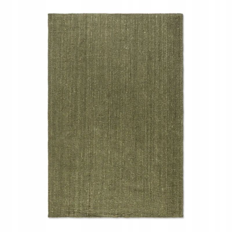Dywan Hanse Home jutowy do salonu 120x170cm, naturalny zielony dywan z juty 1 szt.