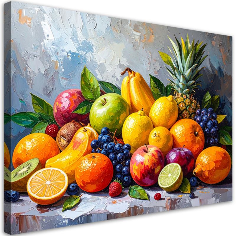 Obraz do kuchni jadalni Feeby Egzotyczne Owoce Martwa Natura 60x40cm 1szt