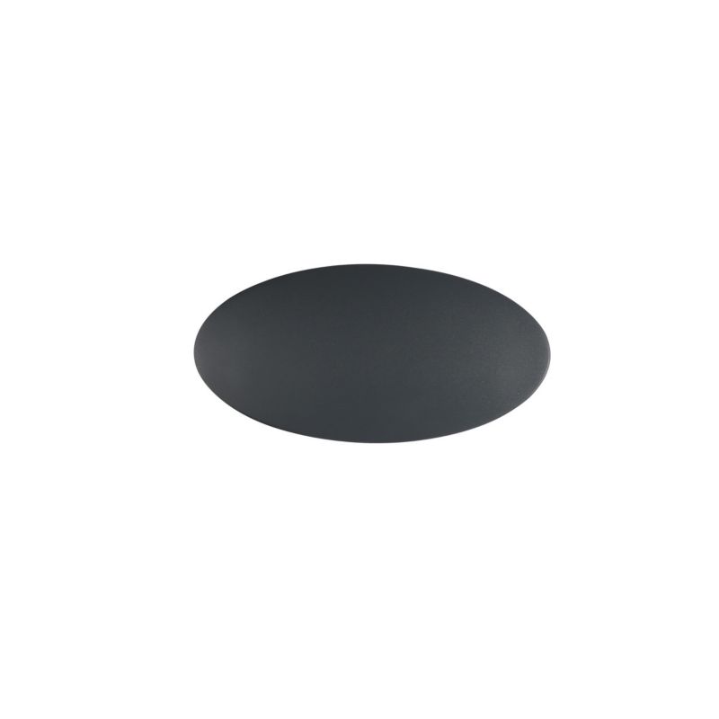 Kinkiet ścienny zewnętrzny Italux Pontas czarny piaskowany LED 6W 3000K 430lm IP54 wym: 9 x 18 x 4,2 cm aluminium - 1 szt.