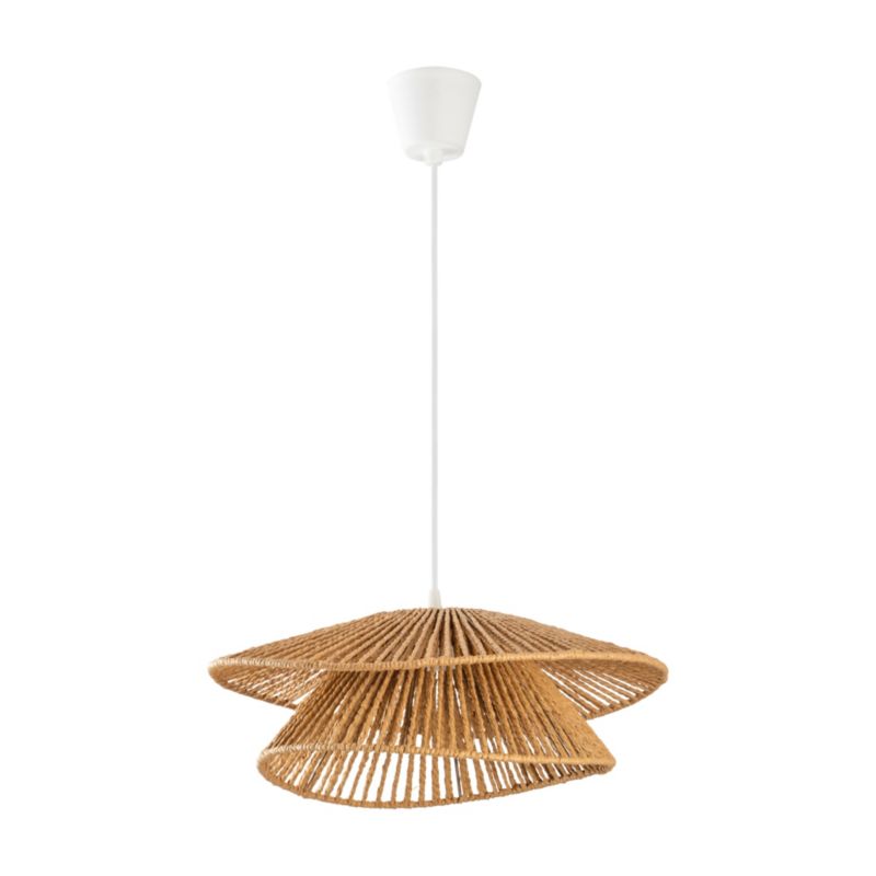 Lampa wisząca LightLogic LL ARILAS LAMP02 E27 66383 boho EKO papierowy klosz 1 szt.