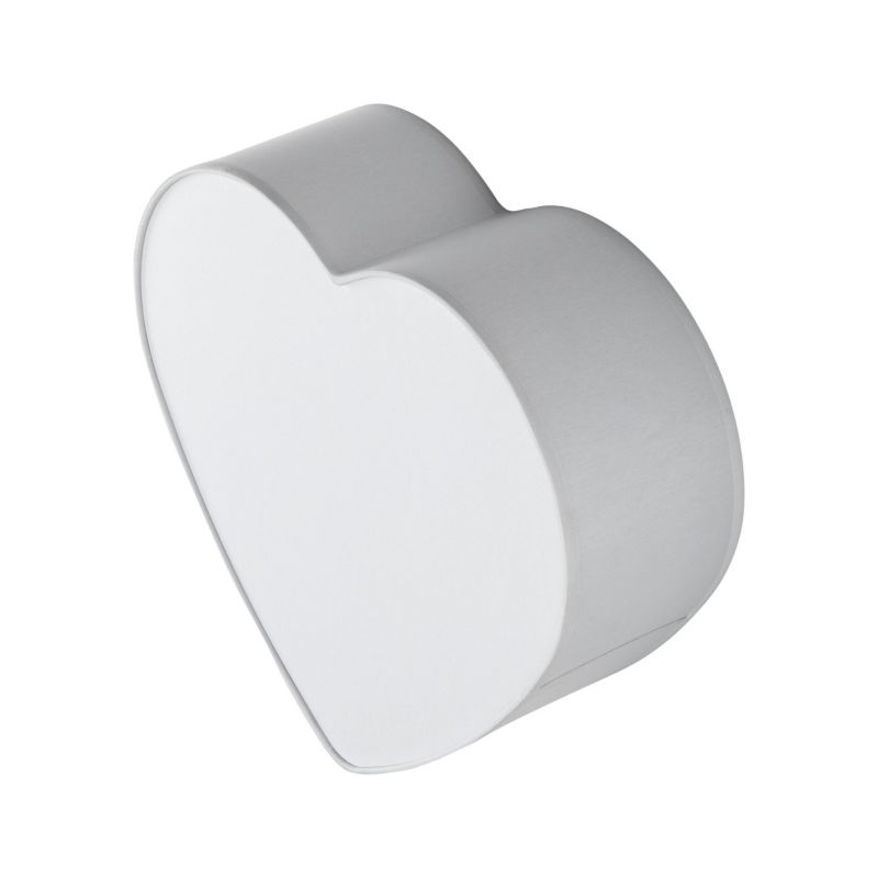 Plafon Sufitowy HEART TK Lighting Szary Abażur 2xE27 42x38,5 cm 1szt.