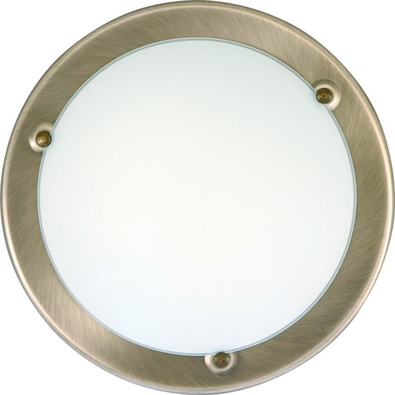 Plafon sufitowy Rabalux Ufo brązowo-biały metal 2 x E27 x 60W IP20 wym: 38 x 38 cm - 1 szt.