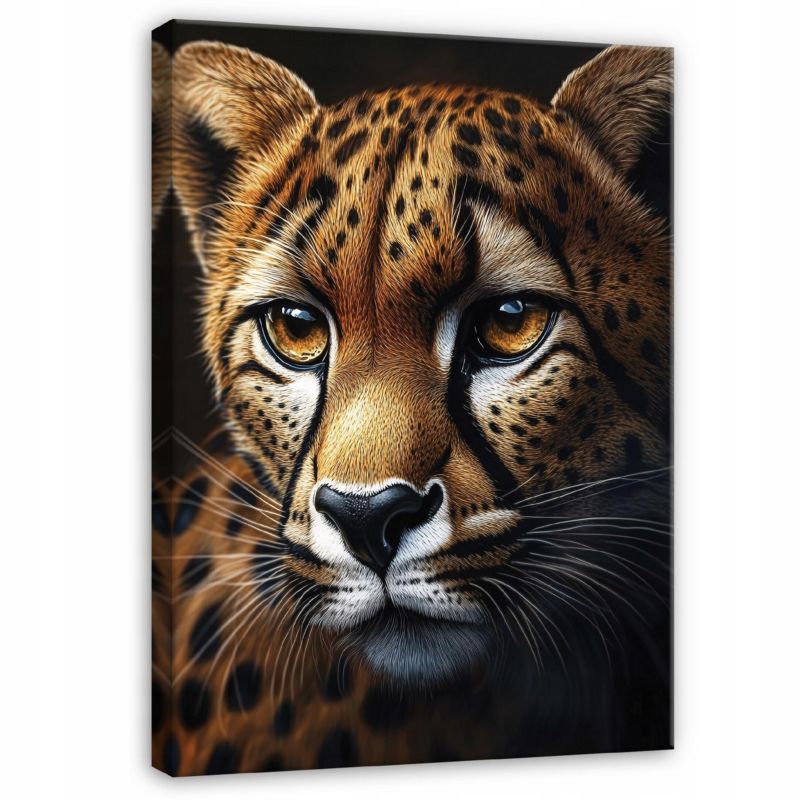 Obraz Jaguar Zwierzęta Na Płótnie Canvas WALLARENA 100x70 cm Dekoracja Do Sypialni Salonu Kuchni 1 szt.