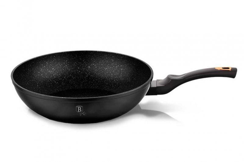 Patelnia granitowa wok 28 cm Berlinger haus bh-1638 black rose 1szt