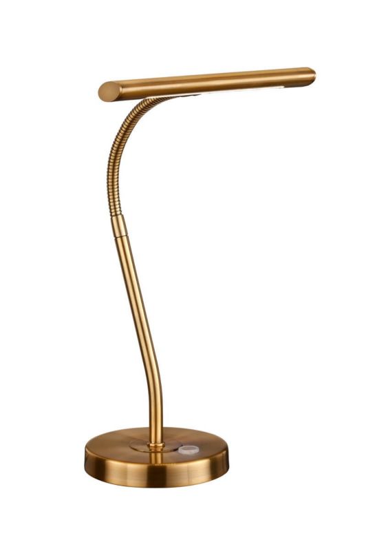 Lampa biurkowa Trio Curtis złota LED 4W 3000K 400lm IP20 wym: 35 x 18 cm metal - 1 szt.