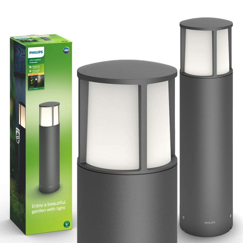 Lampa Ogrodowa Stock Philips Zewnętrzna Słupek 40cm LED 5.5W 600lm 2700K IP44 1 szt.