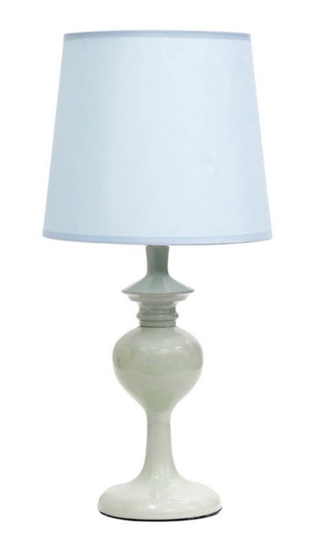 Lampa stołowa Candellux Berkane biało-niebieska 1 x E14 x 40W IP20 wym: 41 x 20 x 20 cm metal - 1 szt.