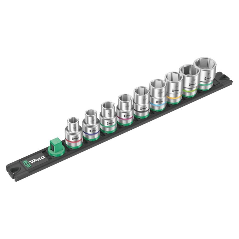 Listwa magnetyczna Wera C Imperial 1 na zestaw kluczy nasadowych Zyklop 1/2", calowych, 9 części, 05005480001, 1szt.