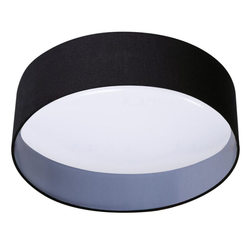 Plafon sufitowy lampa Kanlux Rifa czarno-biały LED 17.5W 3000K 1450lm okrągły IP20 wym: 11,6 x 40 x 40 cm - 1 szt.