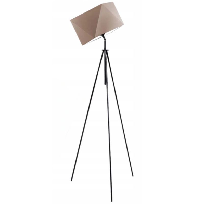 Lampa stojąca Volta Light Factory podłogowa przegubowa regulowana trójnóg z abażurem beton diament DECO 1szt.