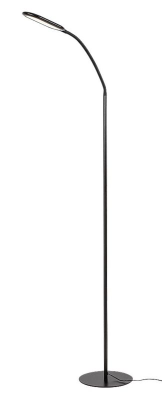Lampa podłogowa stojąca Rabalux Adelmo czarno-biała LED 10W 3000K-6000K 910lm wym: 140 x 20 x 43 cm - 1 szt.